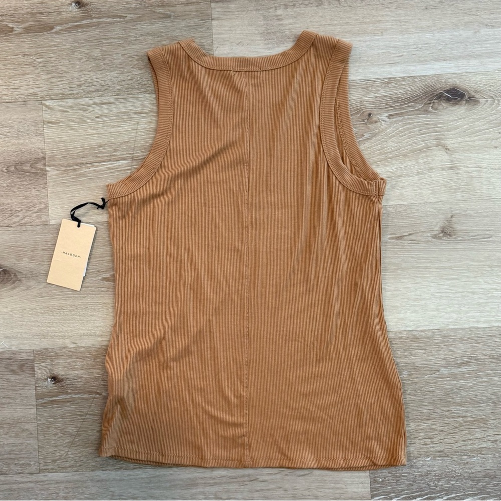 Halogen Ribbed Tank Top - Picture 5 of 6